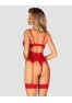 Amor Cherris corset & thong - Red