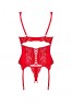 Amor Cherris corset & thong - Red