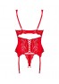 Amor Cherris corset & thong - Red