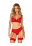 Amor Cherris 3-pcs cupless set - Red