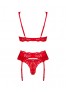 Amor Cherris 3-pcs cupless set - Red