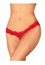 Amor Cherris string ouvert - Rouge