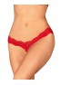 Amor Cherris thong crotchless - Red