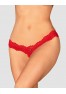 Amor Cherris string ouvert - Rouge