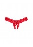 Amor Cherris string ouvert - Rouge