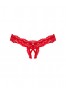 Amor Cherris thong crotchless - Red