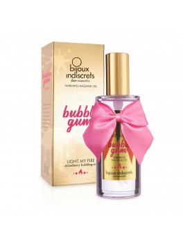 Light my fire - Bubblegum huile de massage chauffante