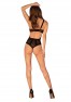 Chic Amoria body ouvert - Noir