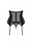 Chic Amoria corset et string - Noir