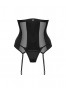 Chic Amoria corset et string - Noir