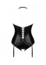 Viranes corset et string - Noir