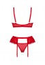 Chilisa 3-pcs cupless set - Red