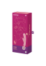 Triple lover Rabbit et Wand Satisfyer - Rose