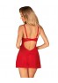 Chilisa babydoll et string - Rouge