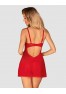 Chilisa babydoll et string - Rouge