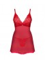 Chilisa babydoll et string - Rouge