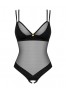 Nesari crotchless teddy - Black