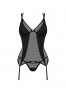 Nesari corset et string - Noir