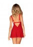 Elianes babydoll et string - Rouge