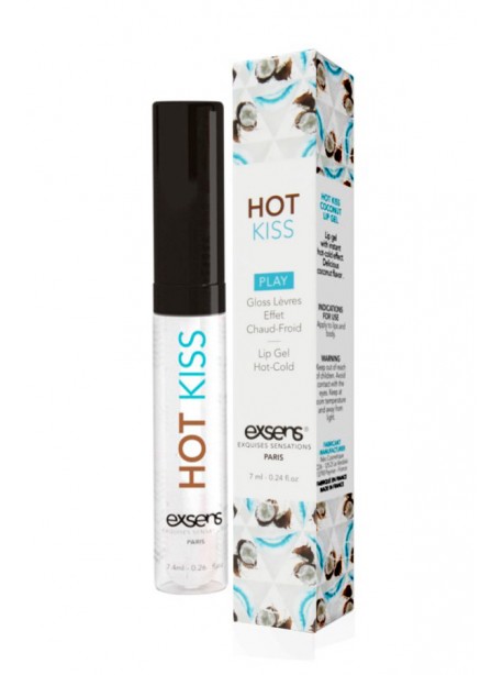 Lip gloss "fresh hot effect" Coconut 7.4ml