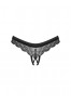 Chemeris crotchless panties - Black