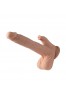 Colter is App Controlled Realistic Thrusting Dildo Vibrating Licker 8.5 Inch - Flesh