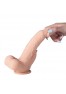 Colter is App Controlled Realistic Thrusting Dildo Vibrating Licker 8.5 Inch - Flesh