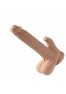 Colter is App Controlled Realistic Thrusting Dildo Vibrating Licker 8.5 Inch - Flesh