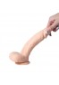 Paxton is App Controlled Realistic Dildo Vibrating 8.5 Inch - Flesh