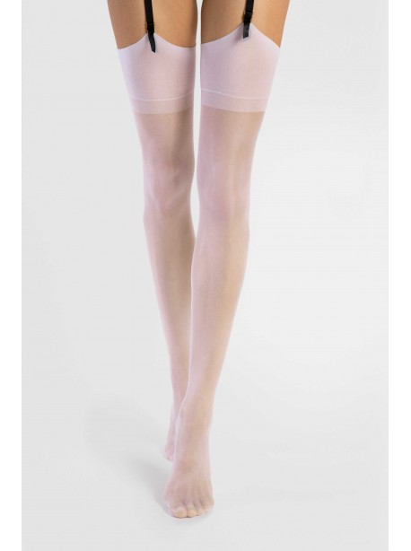 Infini 15 den stockings - White