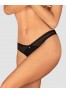 Latinesa crotchless thong - Black