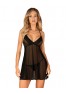 Latinesa babydoll and thong - Black