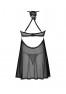 Latinesa babydoll et String - Noire