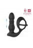CYRUS App Controlled Thrusting Prostate Massager with Cock Ring - Black