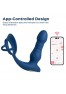 CYRUS App Controlled Thrusting Prostate Massager with Cock Ring - Blue