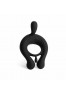 Kairos Anneau vibrant 3 points - Noir
