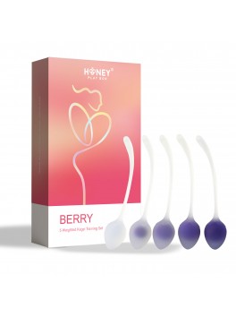 Berry - Set de 5 Boules de geisha - Prurple