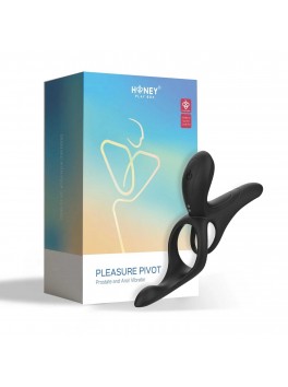 PLEASURE PIVOT App-Controlled Couples Vibrator - Blue