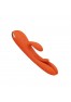 Terri App controlled tapping Rabbit Vibrator - orange