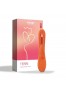 Terri App controlled tapping Rabbit Vibrator - orange