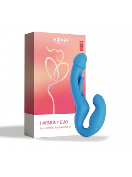 Harmony Duo App controlled strapless strap on - Blue