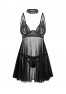 Donarella babydoll and thong - Black