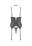 Donarella corset et string - Noir NP