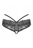 Donarella crotchless panties - Black