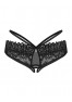 Donarella crotchless panties - Black