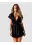 810-PEI-1 Peignoir - Black