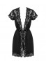 810-PEI-1 Peignoir - Black