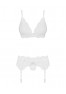 810-SEG-2 Lingerie set 3 pieces white 