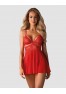 838-BAB-3 Babydoll - Rouge