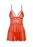 838-BAB-3 Babydoll - Rouge